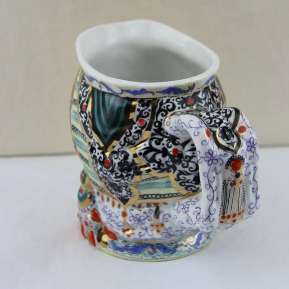 Antique LENINGRAD LOMONOSOV PORCELAN ZAVOD LFZ CUP MUG JUG./1950s/100% AUTHENTIC - Picture 4 of 15